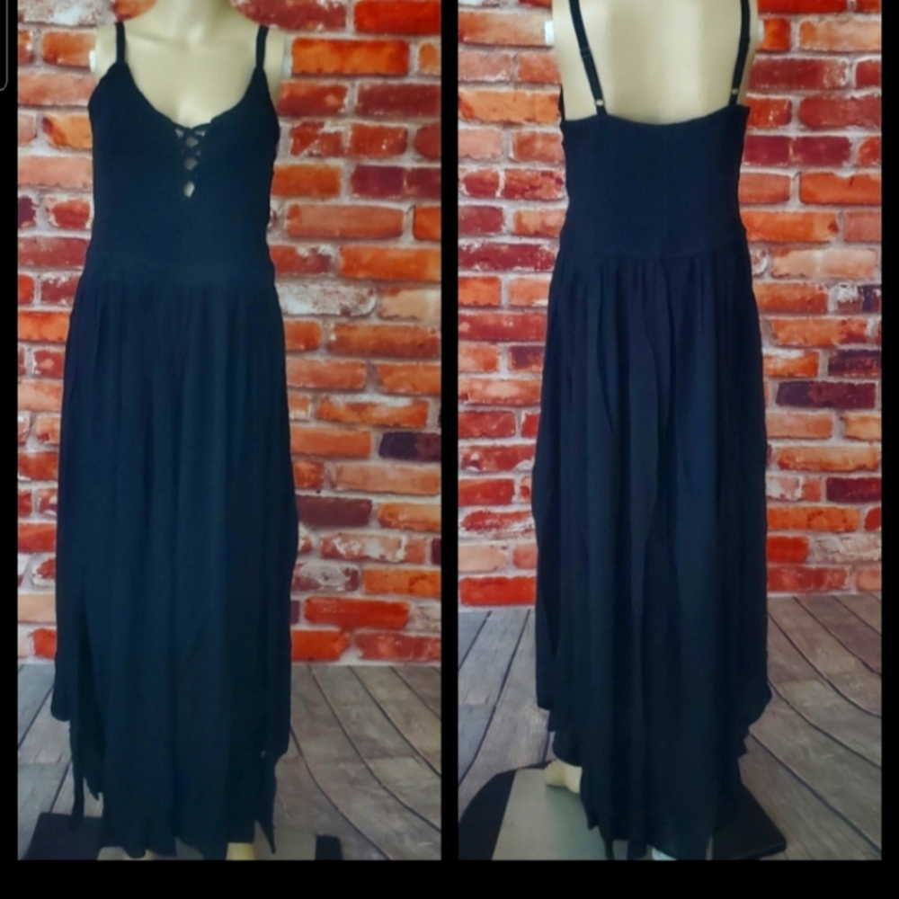 City Chic Black Maxi Dress 12 NWT - Picture 2 of 2